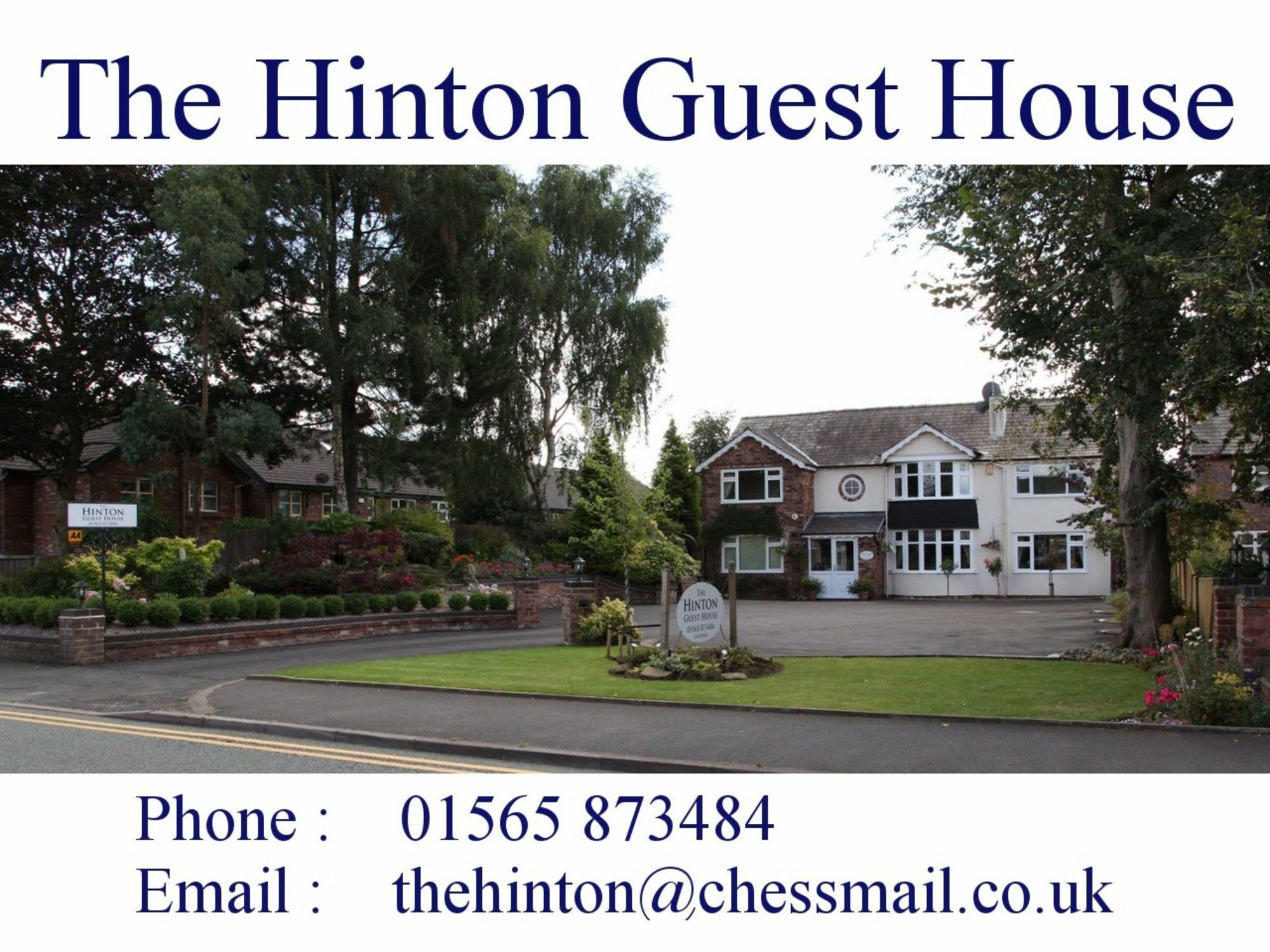The Hinton Guest House Knutsford Esterno foto
